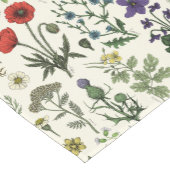 Chemin De Table Court Collage de fleurs sauvages (Coin)