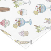 Chemin De Table Court Collage de parfait de crème glacée (Coin)