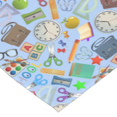 Chemin De Table Court Collage des fournitures scolaires (Coin)