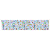 Chemin De Table Court Collage des fournitures scolaires (Horizontal)