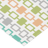 Chemin De Table Court Colonnes Carrés modernes du milieu du siècle (Coin)