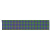 Chemin De Table Court Colquhoun tartan bleu vert plaid (Horizontal)