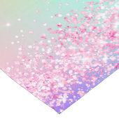 Chemin De Table Court Comfetti holographique rose violet (Coin)