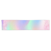 Chemin De Table Court Comfetti holographique rose violet (Horizontal)