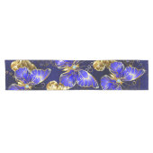 Chemin De Table Court Composition avec papillons Sapphire (Horizontal)