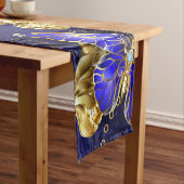 Chemin De Table Court Composition avec papillons Sapphire (In Situ)