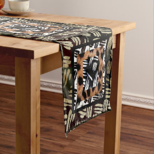 Chemin De Table Court Conception africaine de patchwork