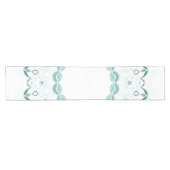 Chemin De Table Court Conception d'art déco de turquoise (Horizontal)
