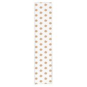 Chemin De Table Court Conception de Citrouille Knucklehead (Devant)