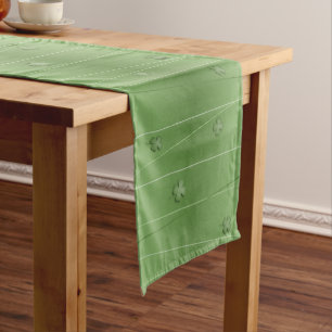 Chemin De Table Court Conception de Clover Irlandais
