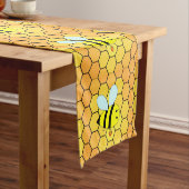 Chemin De Table Court Conception de printemps abeille (In Situ)