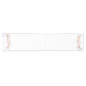 Chemin De Table Court Conception de script Thanksgiving Give Thanks (Horizontal)