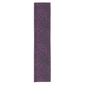 Chemin De Table Court Conception de série Leopard violet et or 5 (Devant)