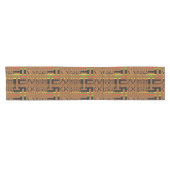 Chemin De Table Court Conception de tissu Kuba (Horizontal)