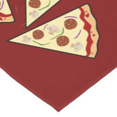 Chemin De Table Court Conception de tranches de pizza (Coin)