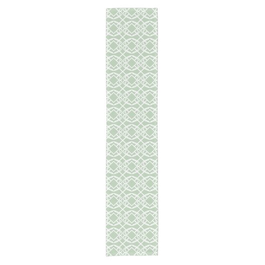 Chemin De Table Court Conception de Trellis vert cello Light (Devant)