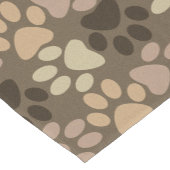 Chemin De Table Court Conception d'empreinte de patte (Coin)