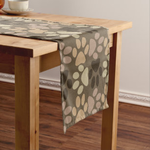 Chemin De Table Court Conception d'empreinte de patte
