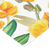 Chemin De Table Court Conception d'orchidées à l'aquarelle 9 (Coin)