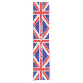 Chemin De Table Court Conception du drapeau Union Jack (Devant)