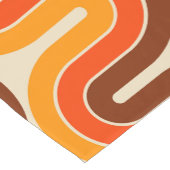 Chemin De Table Court Conception géométrique les années 70 style (Coin)