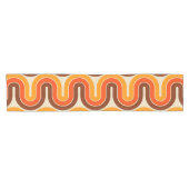 Chemin De Table Court Conception géométrique les années 70 style (Horizontal)