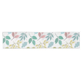 Chemin De Table Court Conception moderne florale (Horizontal)