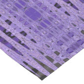 Chemin De Table Court Conception noire pourpre moderne (Coin)