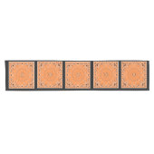 Chemin De Table Court conception orientale orange (Horizontal)