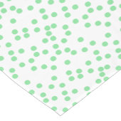 Chemin De Table Court Confetti Vert / À petits pois (Coin)