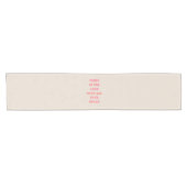 Chemin De Table Court Confiance Dans Le Seigneur Proverbes 3:5-6 Citatio (Horizontal)