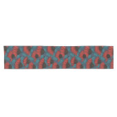 Chemin De Table Court Confleurs rouges (Horizontal)