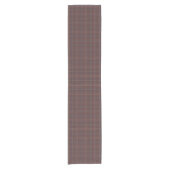 Chemin De Table Court Congo Brown and Spicy Mix Plaid (Devant)