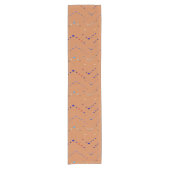 Chemin De Table Court Contemporary Geometric Zig Zag (Devant)
