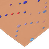 Chemin De Table Court Contemporary Geometric Zig Zag (Coin)