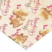 Chemin De Table Court Cookies de Noël et pain d'épices (Coin)