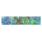 Chemin De Table Court Cool Moderne Abstrait Acrylique Art Table Runner (Horizontal)