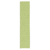 Chemin De Table Court Cool moderne vert Motif Doodstripes (Devant)