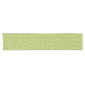 Chemin De Table Court Cool moderne vert Motif Doodstripes (Horizontal)