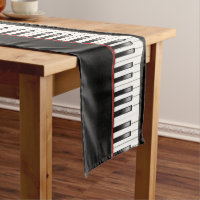 Cool Piano partie musique amoureux table runner