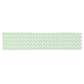 Chemin De Table Court cool Saint Patrick's Day Shamrock carrelé motif (Horizontal)