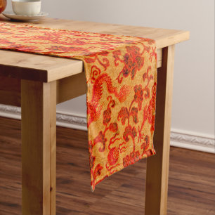 Chemin De Table Court Copie traditionnelle vintage de papier japonais