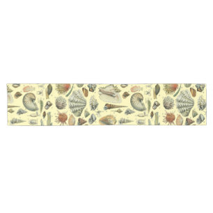 Chemin De Table Court Coquillages de coquillages Mollusk Clam Élégant Ar
