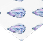 Chemin De Table Court Coquille d'huître d'aquarelle avec la perle (Coin)