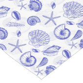 Chemin De Table Court Coquilles de la mer bleue (Coin)