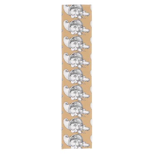 Chemin De Table Court cornucopia (Devant)