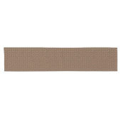 Chemin De Table Court Couleur de table Brown décorative (Horizontal)