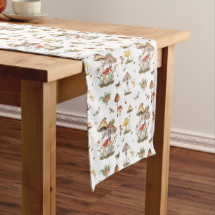 Chemin De Table Court Couleur de table de Baby shower de champignons de 