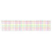Chemin De Table Court Couleur de table plaid (Horizontal)