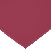 Chemin De Table Court Couleur solide bordeaux (Coin)